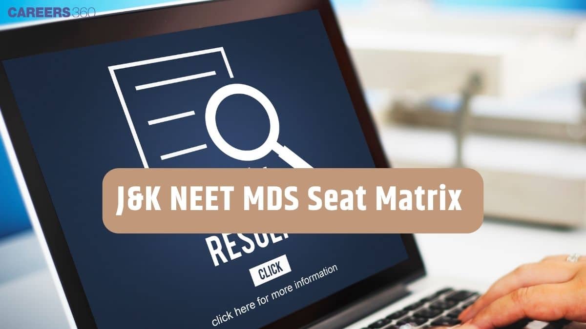 J&K NEET MDS Seat Matrix 2026: College and Course Wise Total Seats